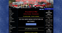 Desktop Screenshot of pennforestfire.com